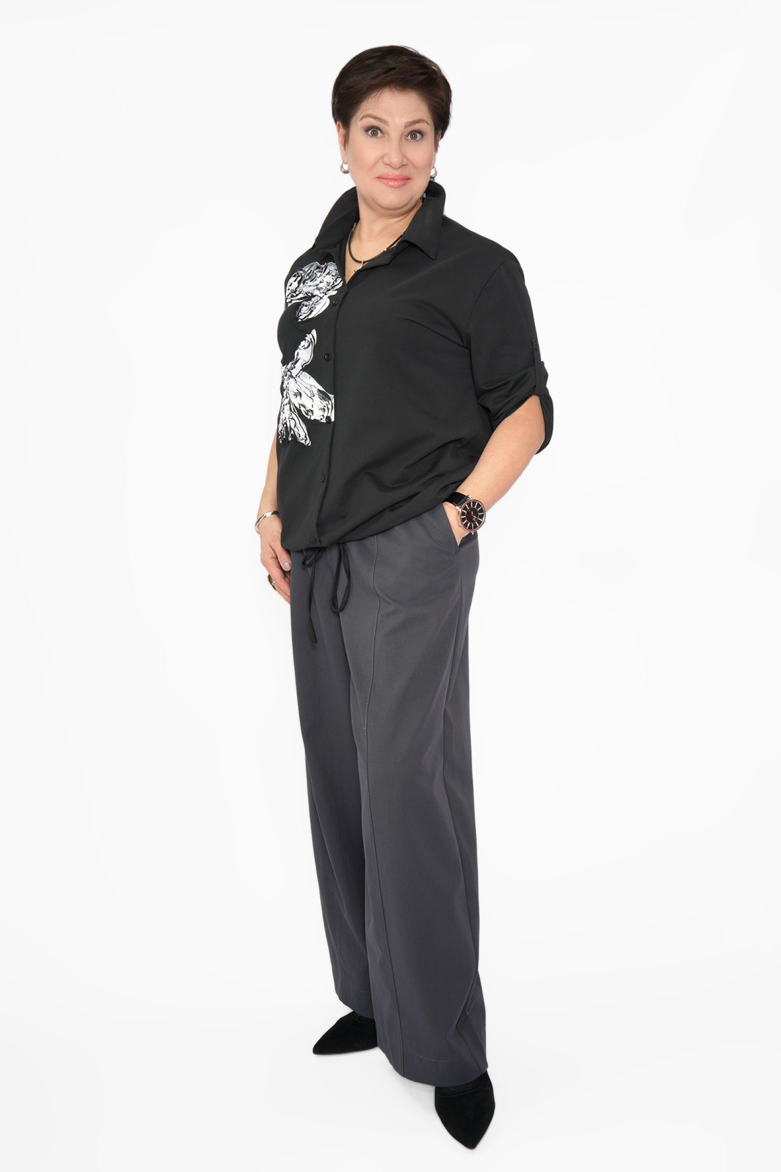 Багги галстук серые