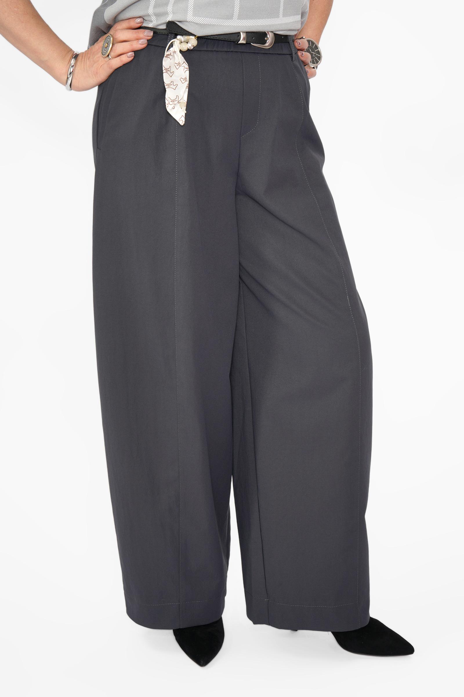 Багги галстук серые