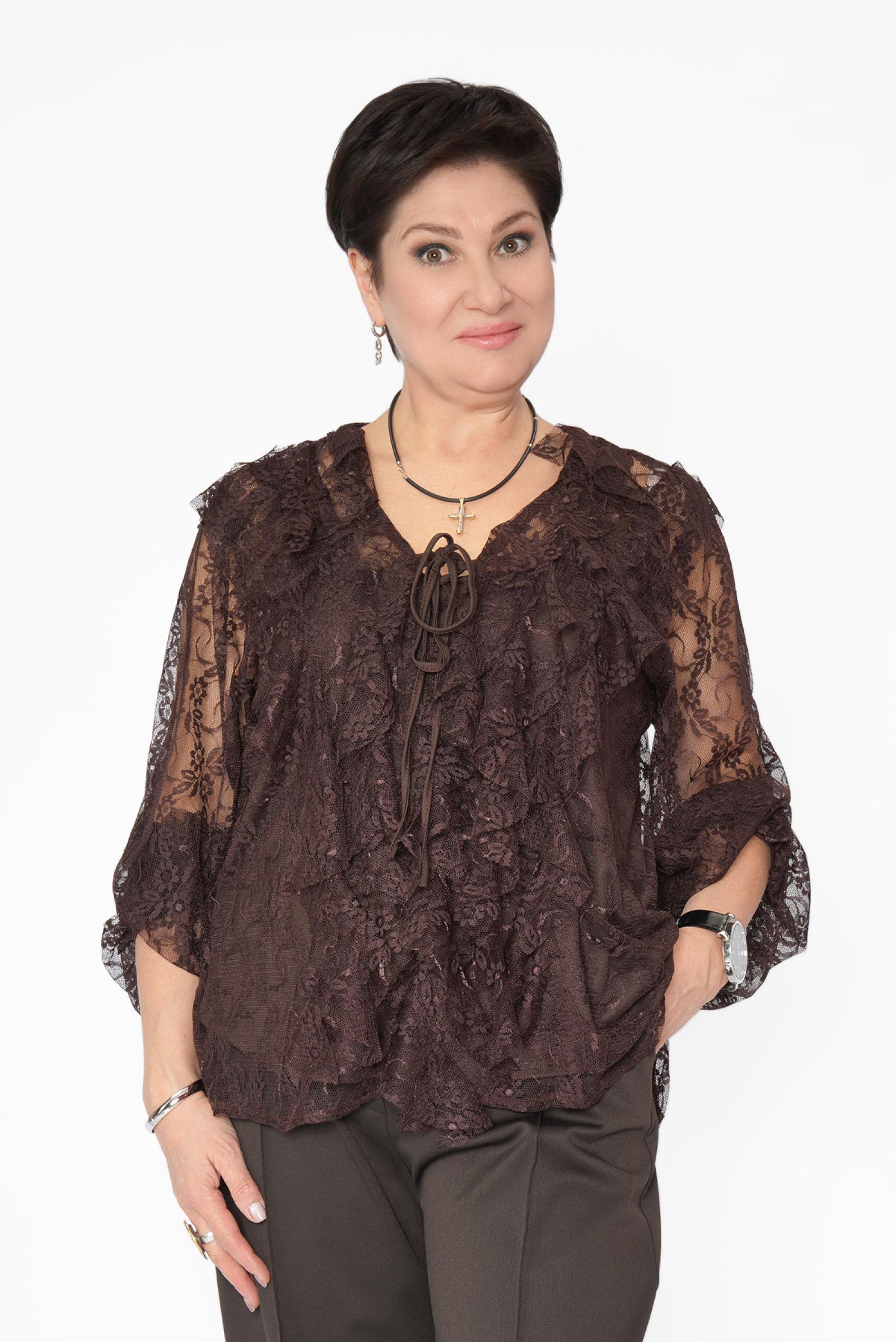 Блуза с топом кружево