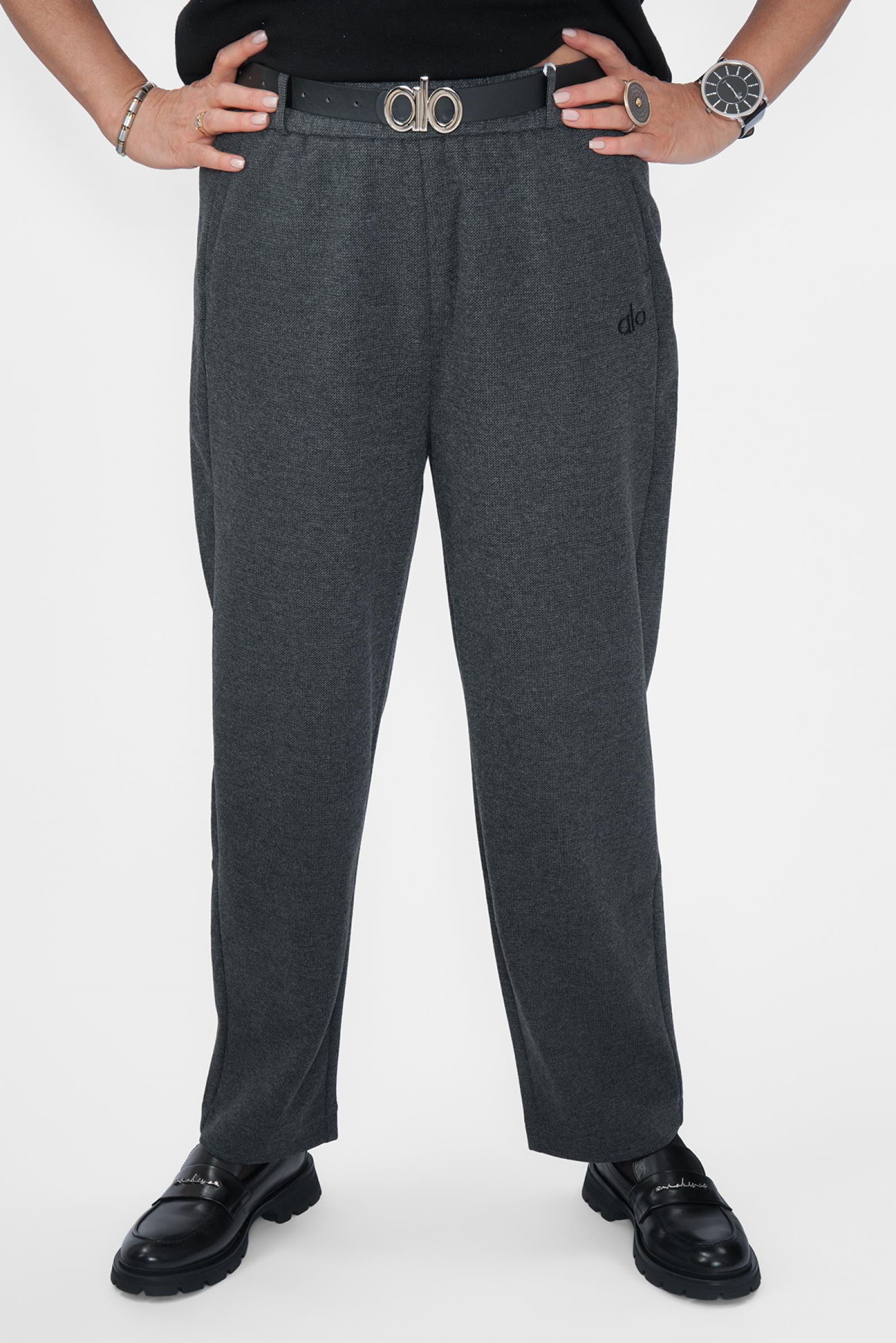 Брюки бананы серо-черн. alo