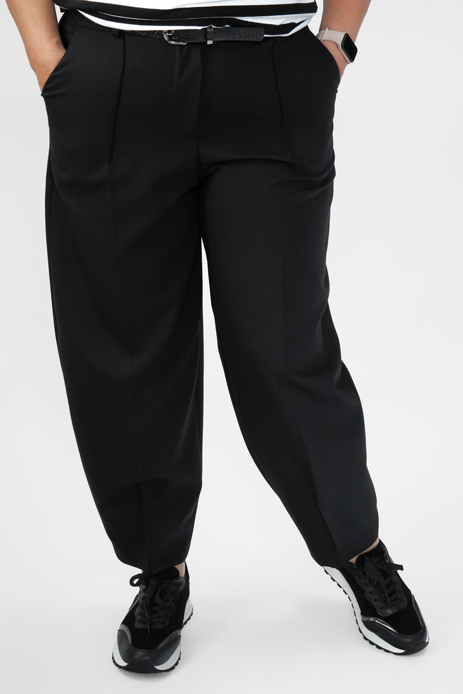 Брюки шаровары черн. рем. рептил