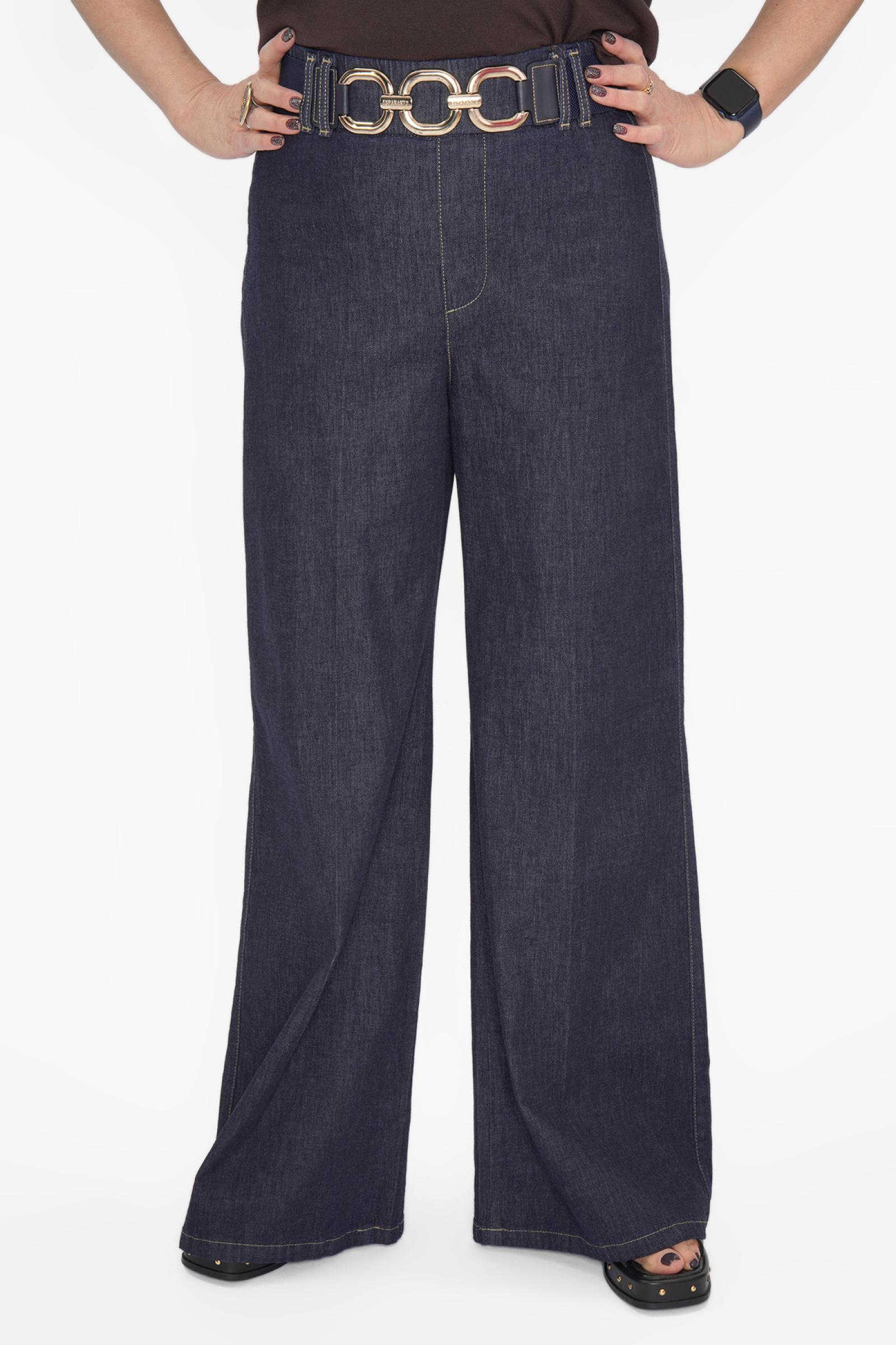 Джинсы палаццо рем. кольца