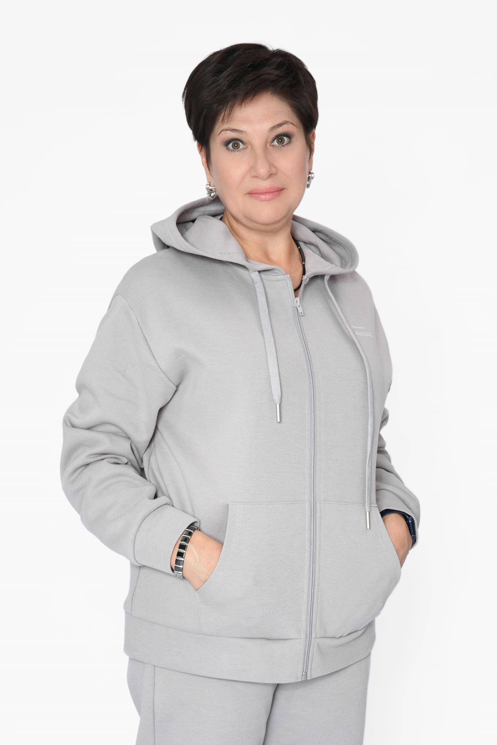 Костюм брючный лиловый