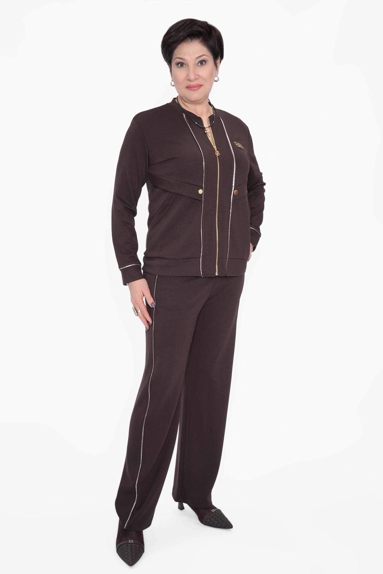 Костюм брючный шокол.