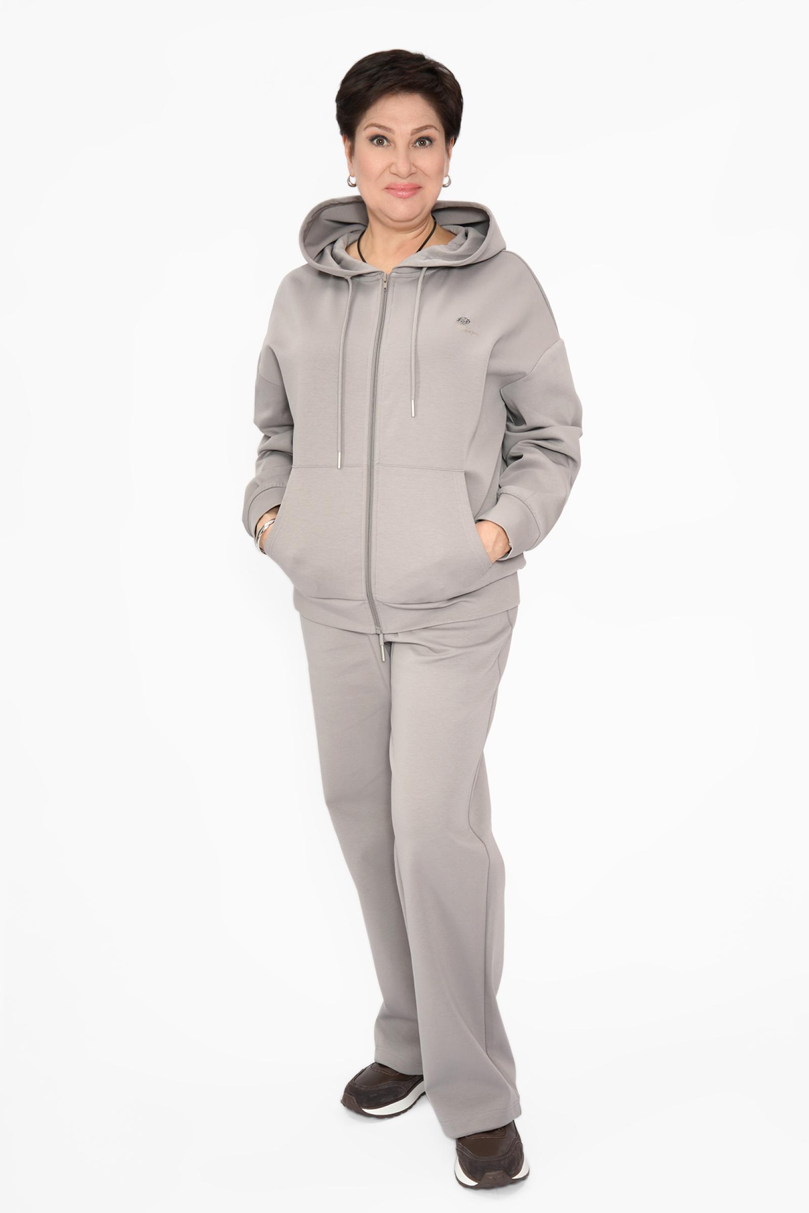 Костюм серый на молнии