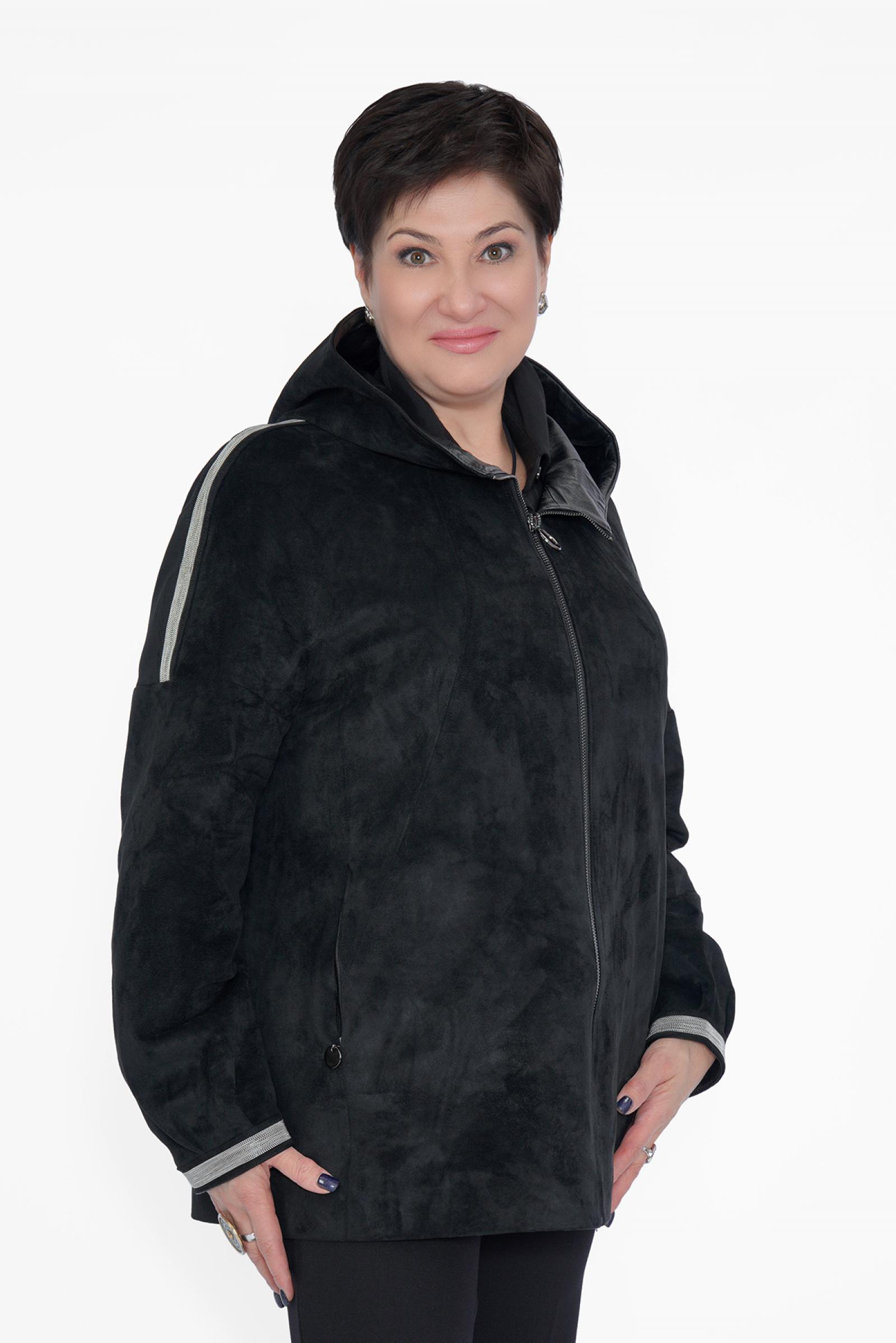 Куртка черная цепочки