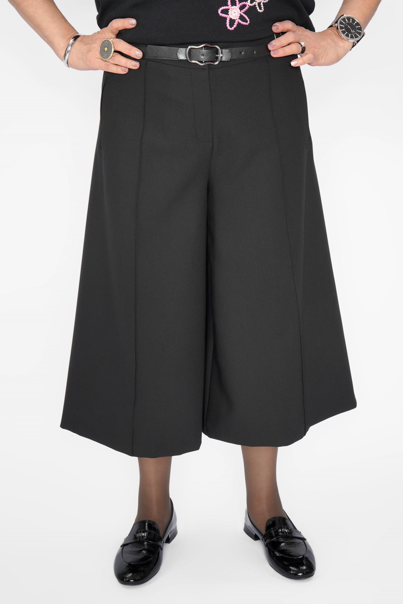 Кюлоты черные со стрелкой