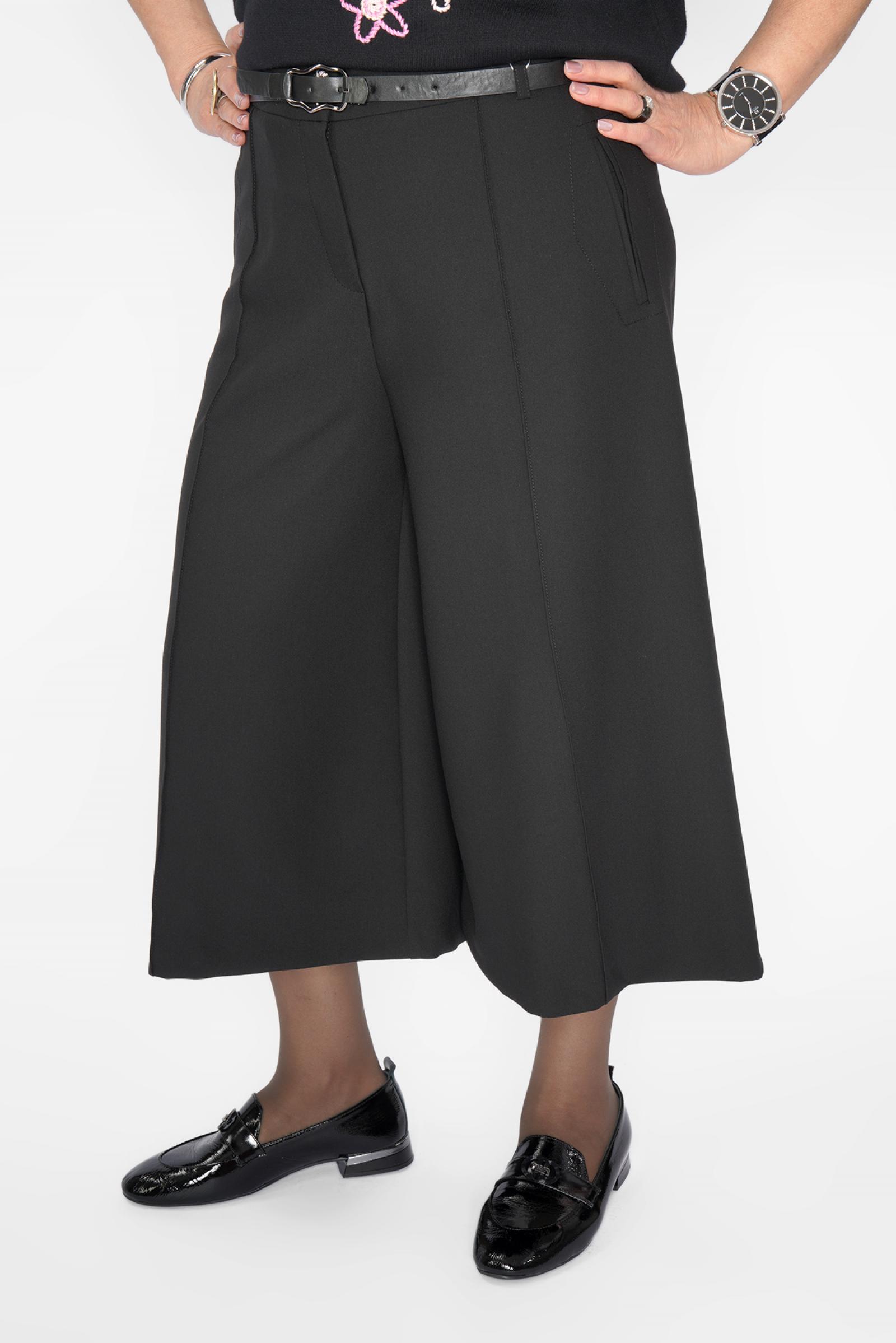 Кюлоты черные со стрелкой