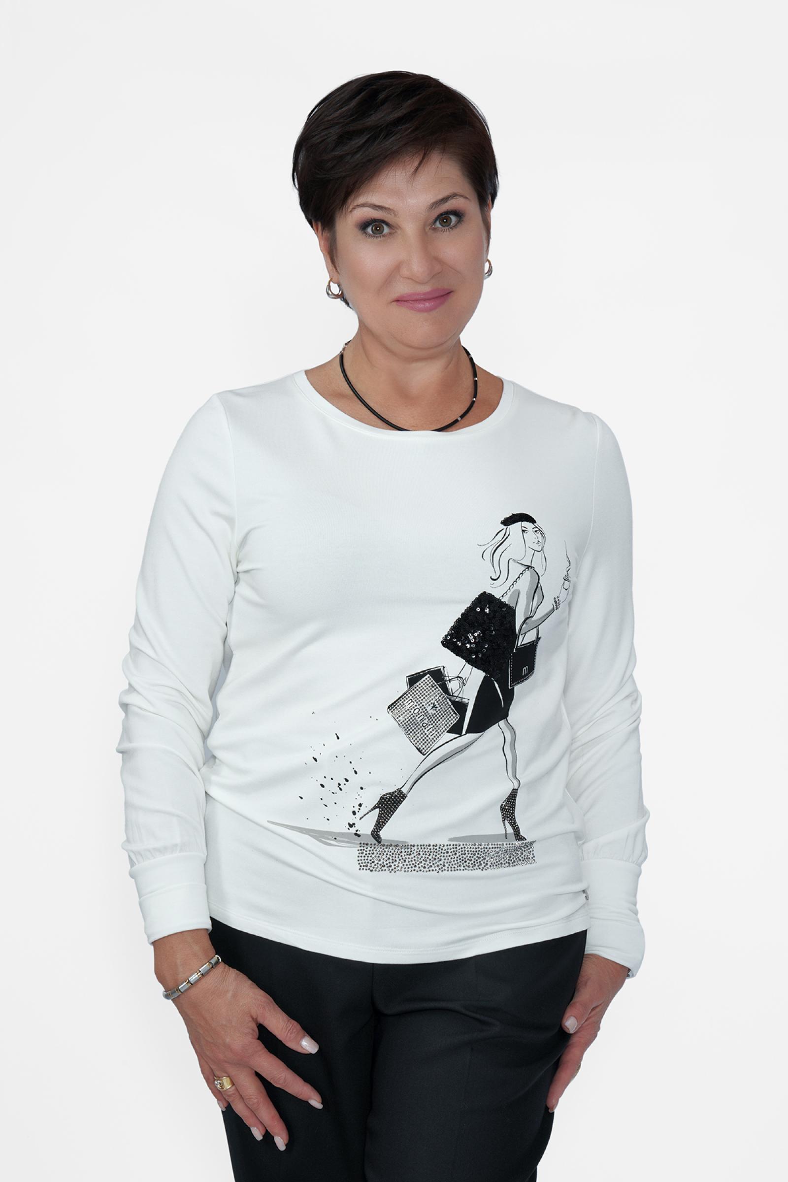 Лонгслив молочный сумочки