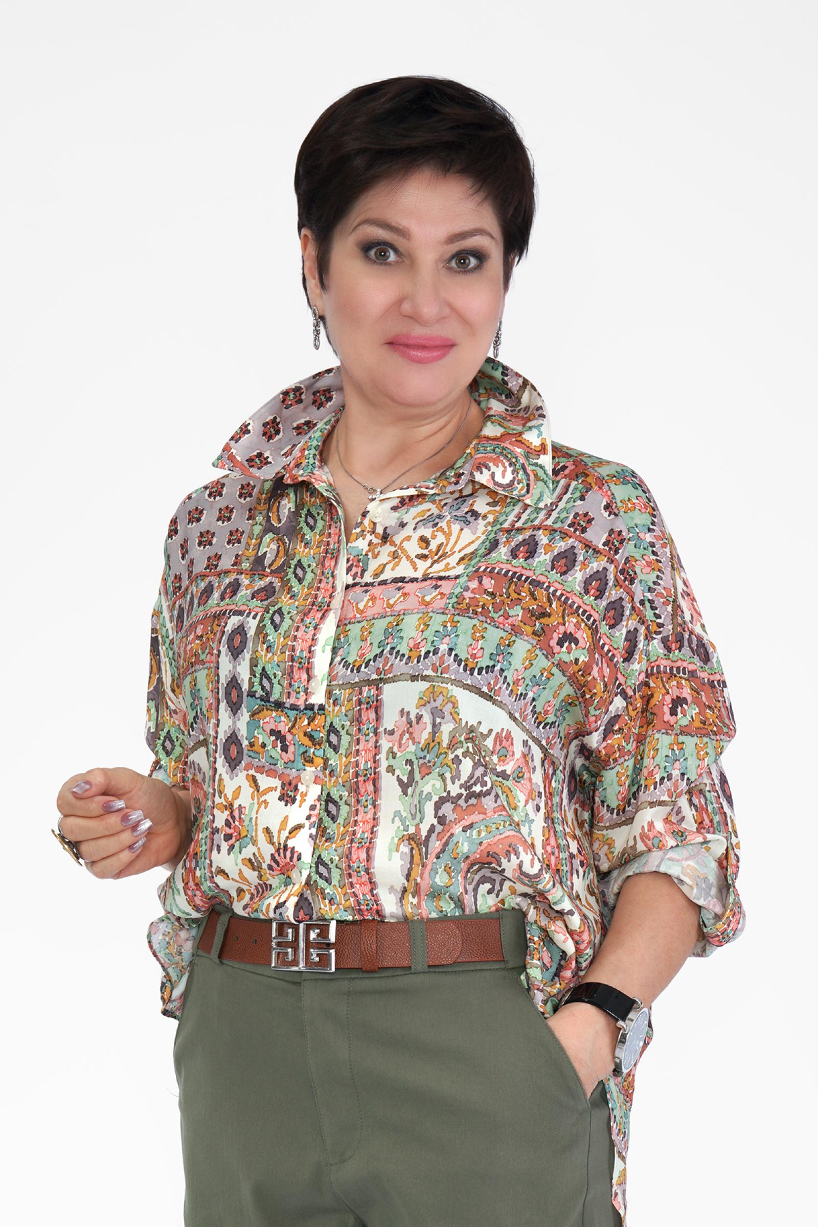 Рубашка огурцы разноцветн.