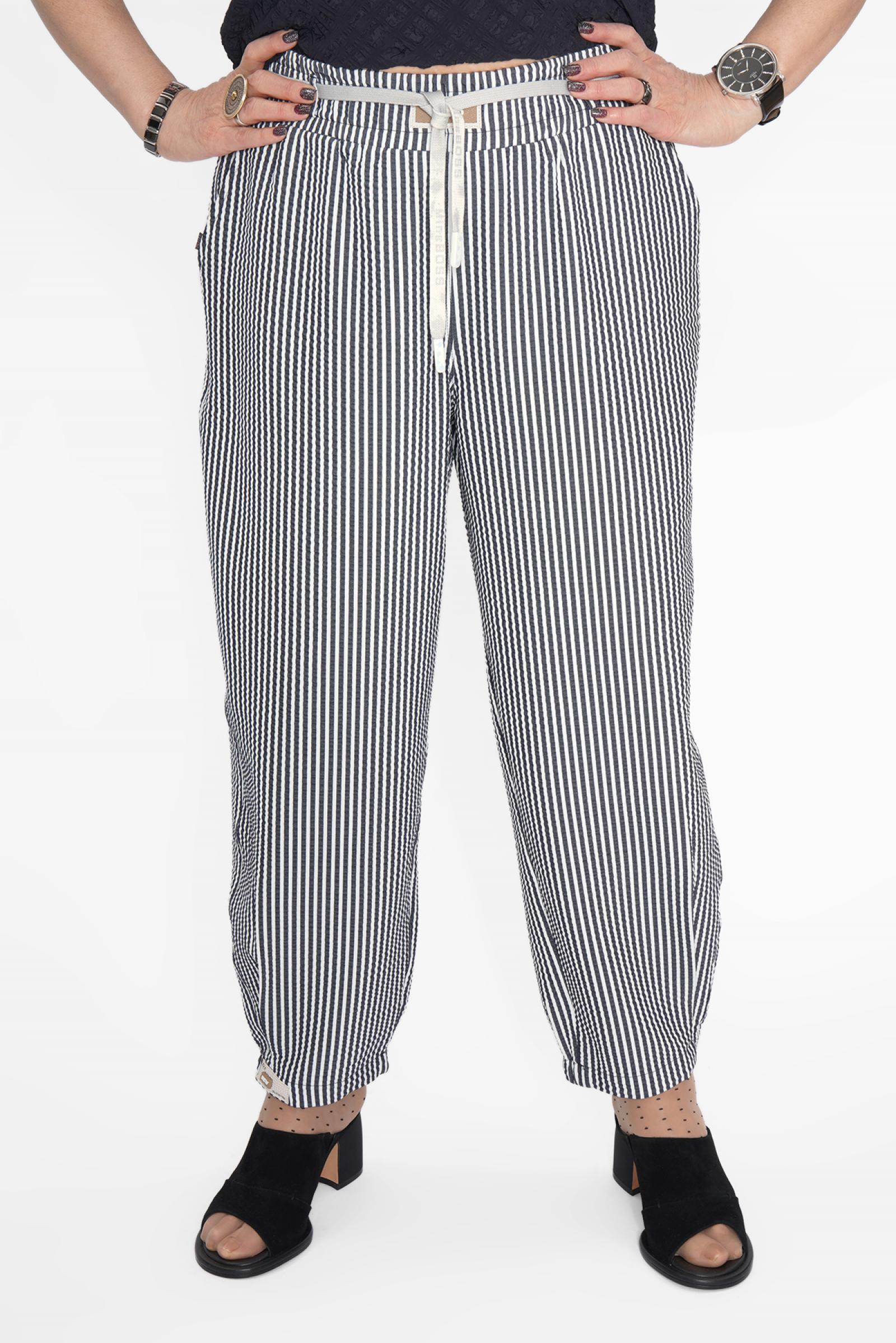 Шаровары ч/б полоска