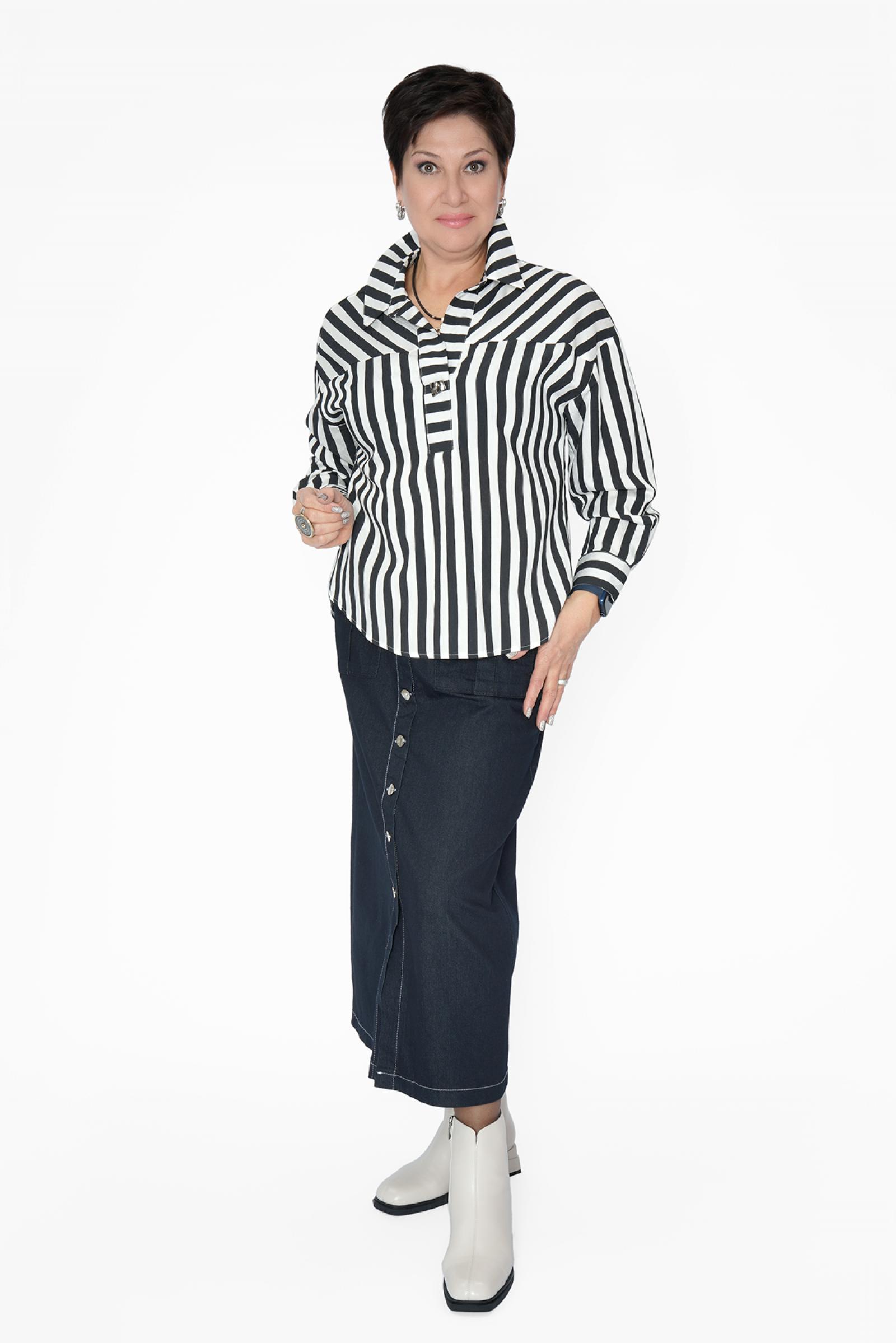 Юбка т.синяя джинса клепки