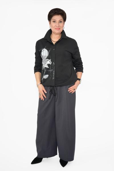 Багги галстук серые