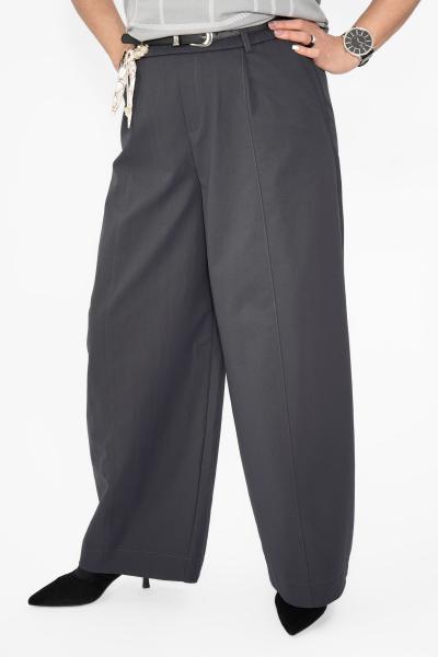 Багги галстук серые