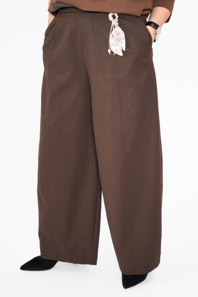 Багги галстук шоколад Брюки