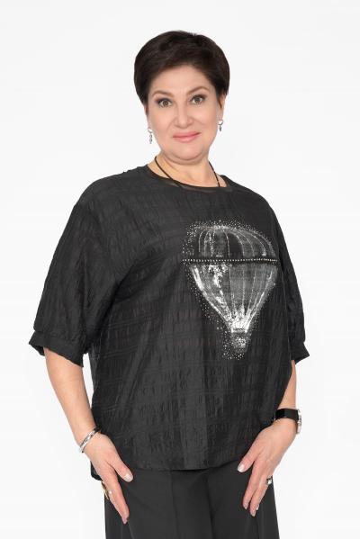 Блуза черная возд. шар