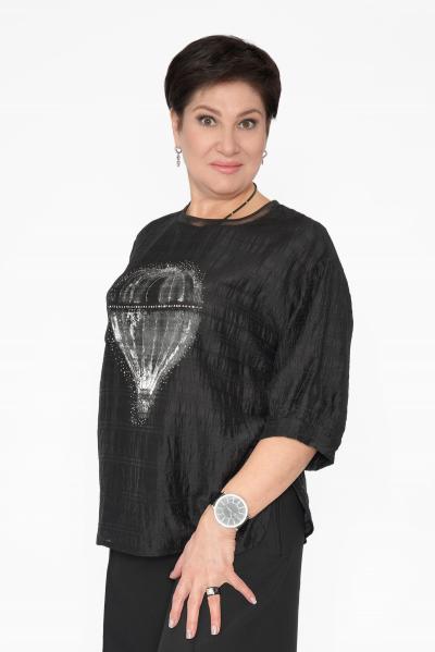 Блуза черная возд. шар