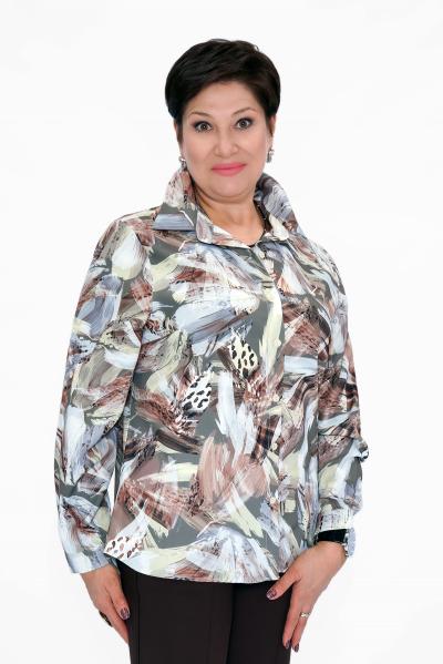 Блуза хаки мазки 2025Г.