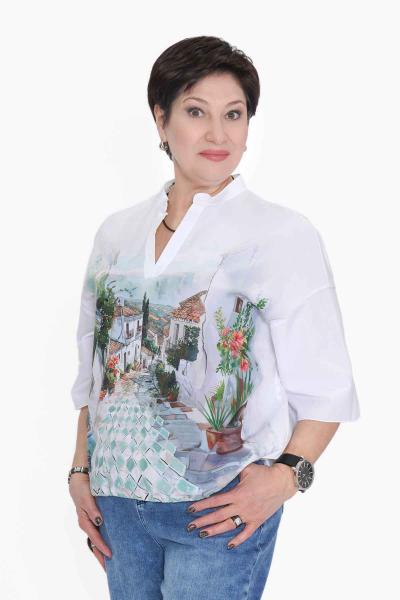 Блуза Италия белая 2026Г.