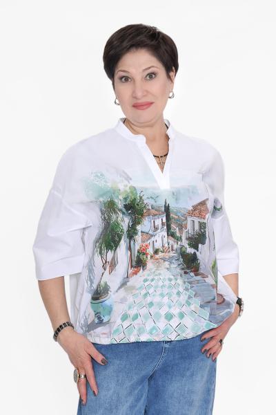 Блуза Италия белая