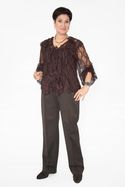 Блуза с топом кружево