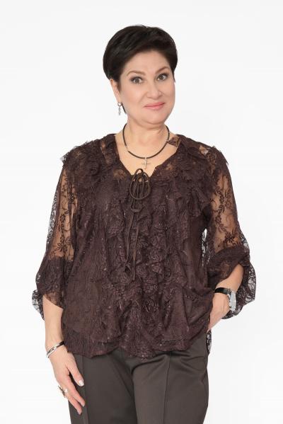 Блуза с топом кружево