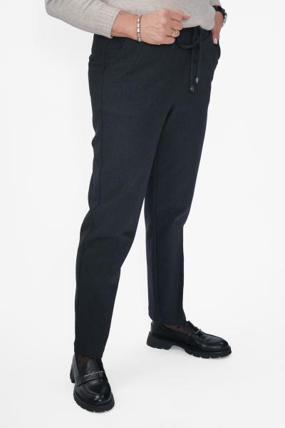 Брюки на резинке серые