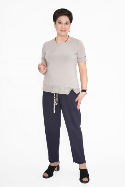 Брюки п/бананы пояс коса