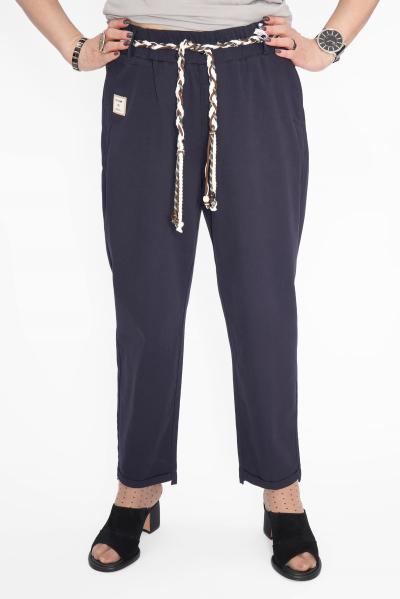 Брюки п/бананы пояс коса Брюки