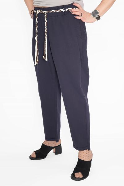 Брюки п/бананы пояс коса