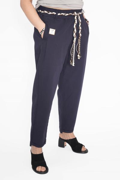 Брюки п/бананы пояс коса