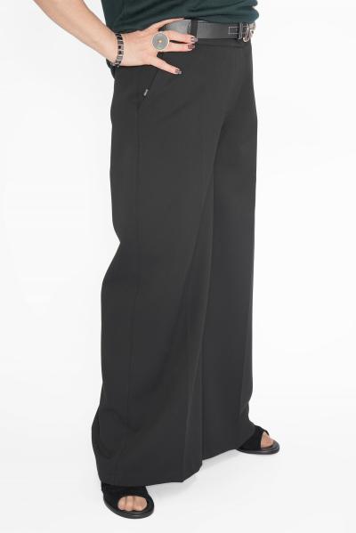 Брюки палаццо черные
