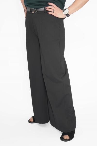 Брюки палаццо черные