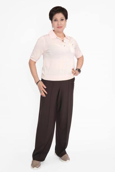 Брюки палаццо шоколад