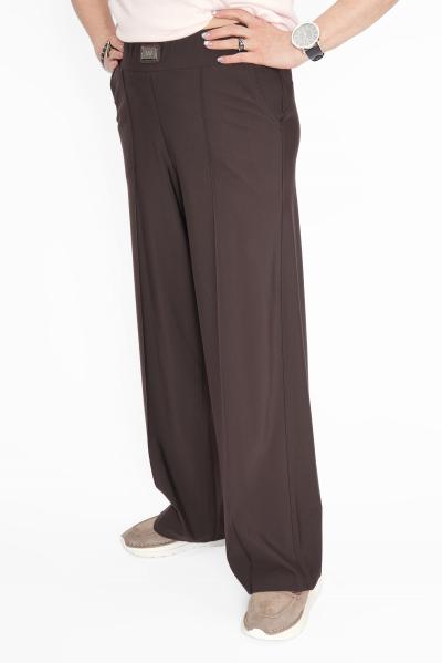 Брюки палаццо шоколад