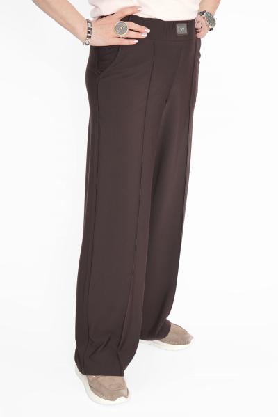 Брюки палаццо шоколад