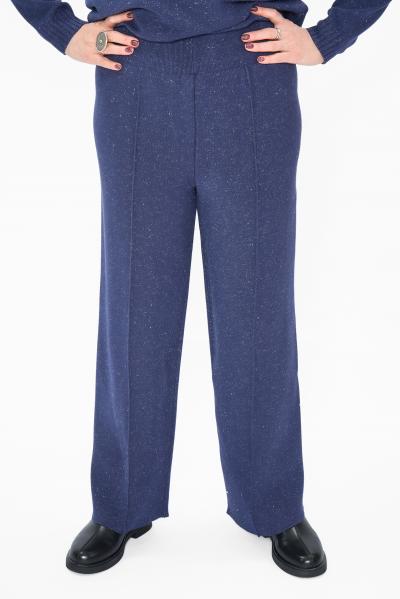 Брюки прямые стрелка синий Брюки