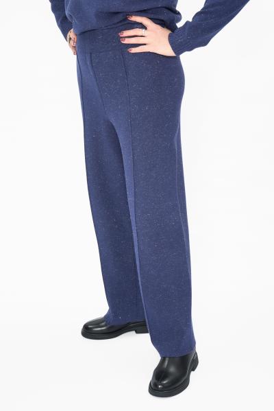 Брюки прямые стрелка синий