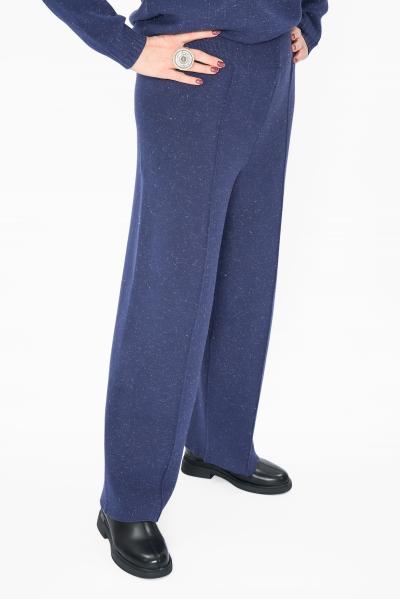 Брюки прямые стрелка синий