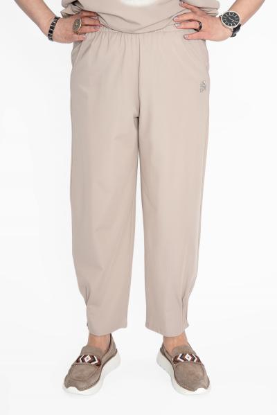 Брюки шаровары бежев. Брюки