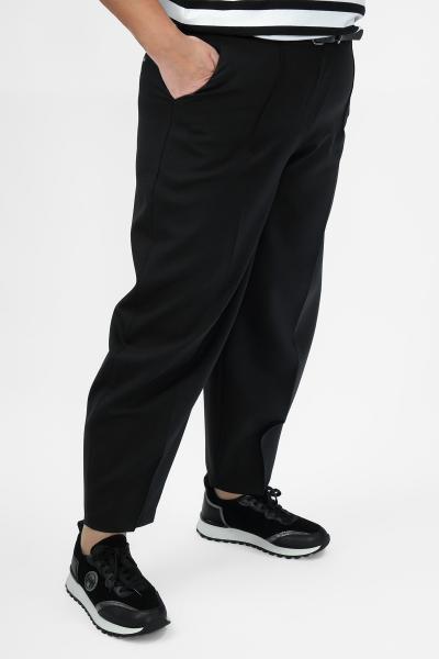 Брюки шаровары черн. рем. рептил