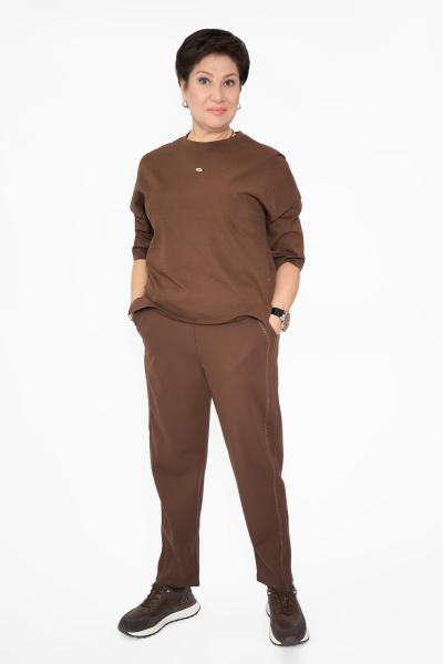 Брюки шаровары шоколад