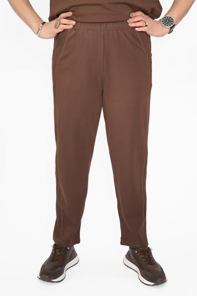 Брюки шаровары шоколад Брюки