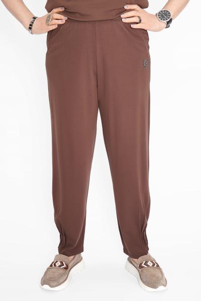 Брюки шаровары шоколад Брюки
