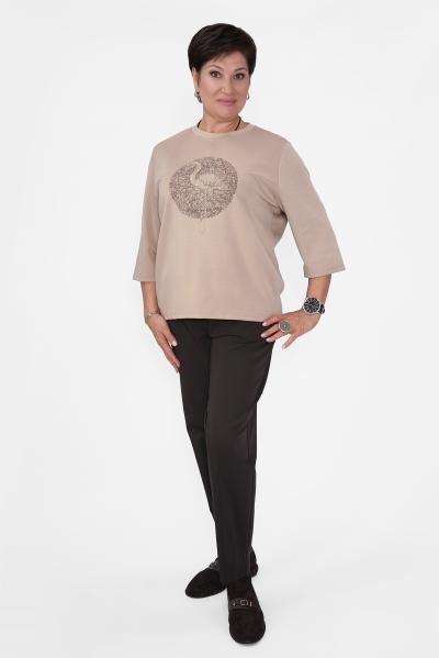 Брюки шоколад на резинке