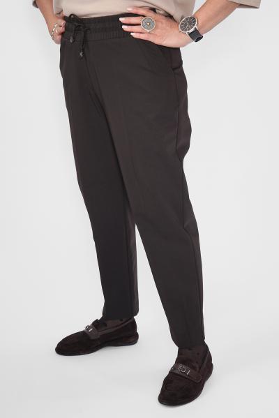 Брюки шоколад на резинке