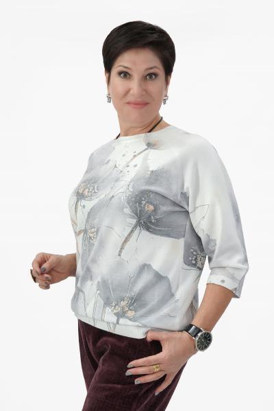 Джемпер 3/4 рукав беж. маки