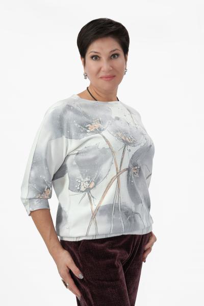 Джемпер 3/4 рукав беж. маки