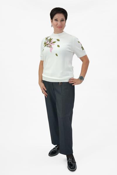 Джемпер белый виноград