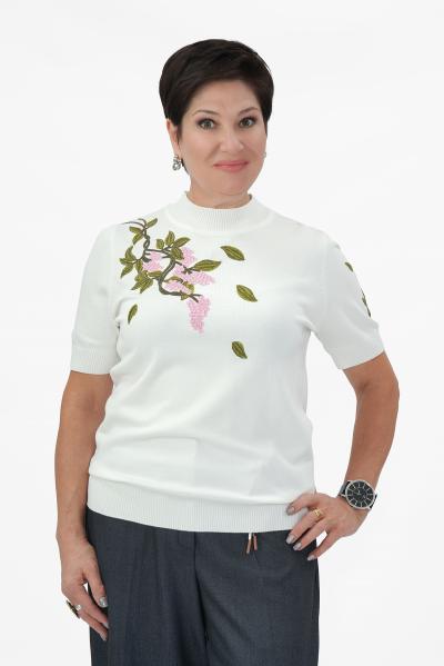 Джемпер белый виноград